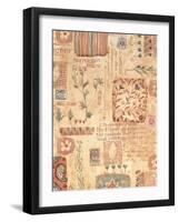Collage of the Flower Shepards Purse-Hope Street Designs-Framed Giclee Print