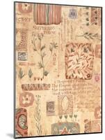 Collage of the Flower Shepards Purse-Hope Street Designs-Mounted Giclee Print