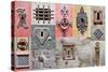 Collage Of The Fragments Old Doors-plotnikov-Stretched Canvas