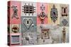 Collage Of The Fragments Old Doors-plotnikov-Stretched Canvas