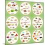 Collage Of Various Food Products Containing Vitamins-Yastremska-Mounted Art Print