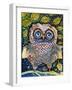Collage Owl-Oxana Zaika-Framed Giclee Print
