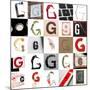 Collage With 25 Images With Letter G-gemenacom-Mounted Art Print