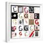 Collage With 25 Images With Letter G-gemenacom-Framed Art Print