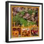 Collage with Autumnal Motifs-Andrea Haase-Framed Photographic Print