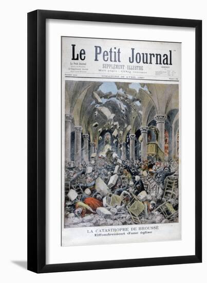 Collapse of a Church, Brousse, France, 1897-Henri Meyer-Framed Giclee Print