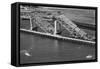 Collapsed Spans of the Second Narrows Bridge-null-Framed Stretched Canvas