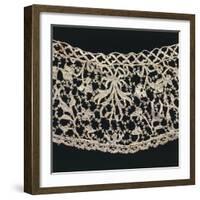 Collar Made with Fragments of Flat or Royal Stitch-null-Framed Giclee Print