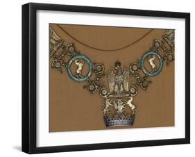 Collar of the Royal Order of the Crown of Westphalia-null-Framed Giclee Print