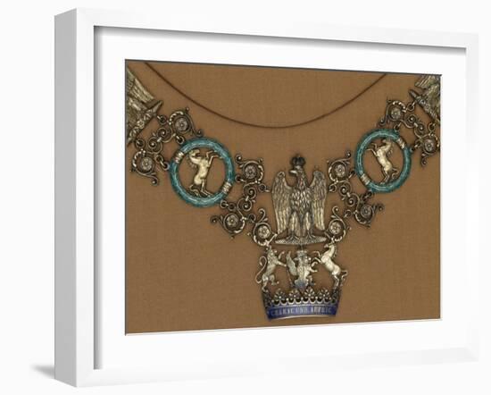 Collar of the Royal Order of the Crown of Westphalia-null-Framed Giclee Print