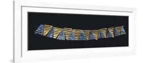 Collar with Gold Triangular Elements and Lapis Lazuli, Artefact from Royal Tomb in Ur, Iraq-null-Framed Giclee Print