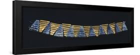 Collar with Gold Triangular Elements and Lapis Lazuli, Artefact from Royal Tomb in Ur, Iraq-null-Framed Giclee Print