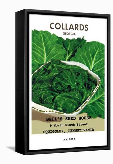 Collards: Georgia-null-Framed Stretched Canvas