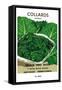 Collards: Georgia-null-Framed Stretched Canvas
