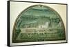 Colle Salvetti, from a Series of Lunettes Depicting Views of the Medici Villas, 1599-Giusto Utens-Framed Stretched Canvas