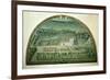 Colle Salvetti, from a Series of Lunettes Depicting Views of the Medici Villas, 1599-Giusto Utens-Framed Giclee Print