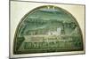 Colle Salvetti, from a Series of Lunettes Depicting Views of the Medici Villas, 1599-Giusto Utens-Mounted Premium Giclee Print