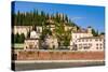 Colle San Pietro, River Adige, Verona, UNESCO World Heritage Site, Veneto, Italy, Europe-Nico-Stretched Canvas