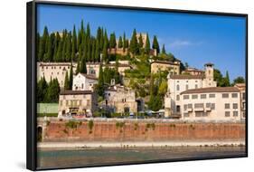 Colle San Pietro, River Adige, Verona, UNESCO World Heritage Site, Veneto, Italy, Europe-Nico-Framed Photographic Print