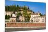 Colle San Pietro, River Adige, Verona, UNESCO World Heritage Site, Veneto, Italy, Europe-Nico-Mounted Photographic Print