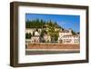 Colle San Pietro, River Adige, Verona, UNESCO World Heritage Site, Veneto, Italy, Europe-Nico-Framed Photographic Print