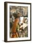 Collecting Camel Dung for Cooking Fires, Pushkar Camel Festival, Rajasthan, India-David Noyes-Framed Photographic Print