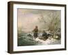 Collecting Firewood on a Winter's Day-Ludwig Mecklenburg-Framed Giclee Print