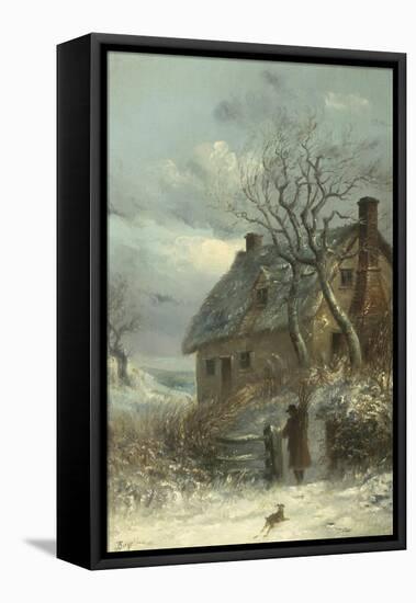 Collecting Firewood-Thomas Smythe-Framed Stretched Canvas