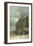 Collecting Firewood-Thomas Smythe-Framed Giclee Print