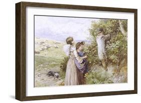 Collecting Flowers-Myles Birket Foster-Framed Giclee Print