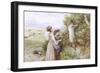 Collecting Flowers-Myles Birket Foster-Framed Giclee Print