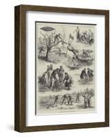 Collecting Salmon Ova on an Irish River-null-Framed Giclee Print