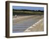 Collecting Salt in Salt Pans, Ars-En-Re, Ile De Re, Charente Maritime, France, Europe-Peter Richardson-Framed Photographic Print