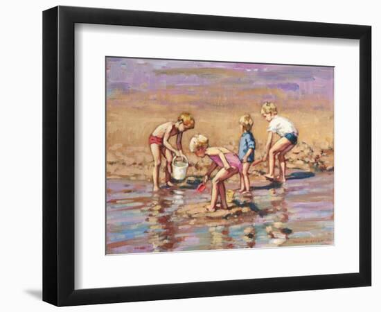 Collecting Shells-Paul Gribble-Framed Giclee Print