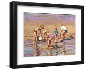 Collecting Shells-Paul Gribble-Framed Giclee Print