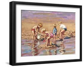 Collecting Shells-Paul Gribble-Framed Giclee Print