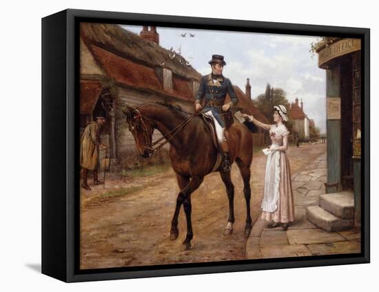 Collecting the Post-George Goodwin Kilburne-Framed Stretched Canvas