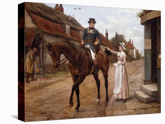 Collecting the Post-George Goodwin Kilburne-Stretched Canvas