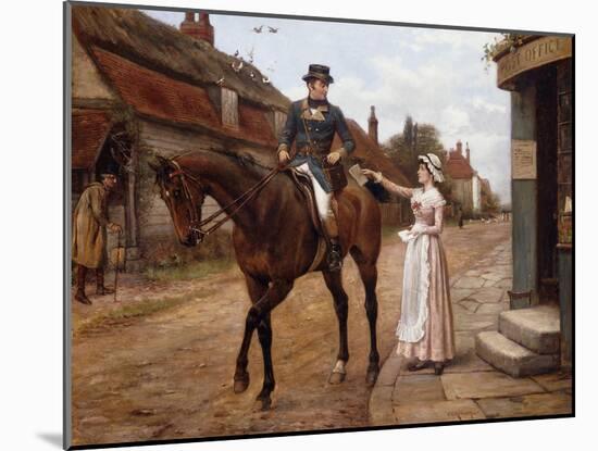 Collecting the Post-George Goodwin Kilburne-Mounted Giclee Print