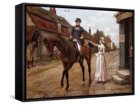 Collecting the Post-George Goodwin Kilburne-Framed Stretched Canvas