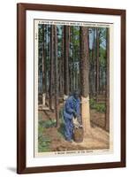Collecting Turpentine-null-Framed Art Print