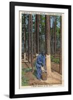 Collecting Turpentine-null-Framed Art Print