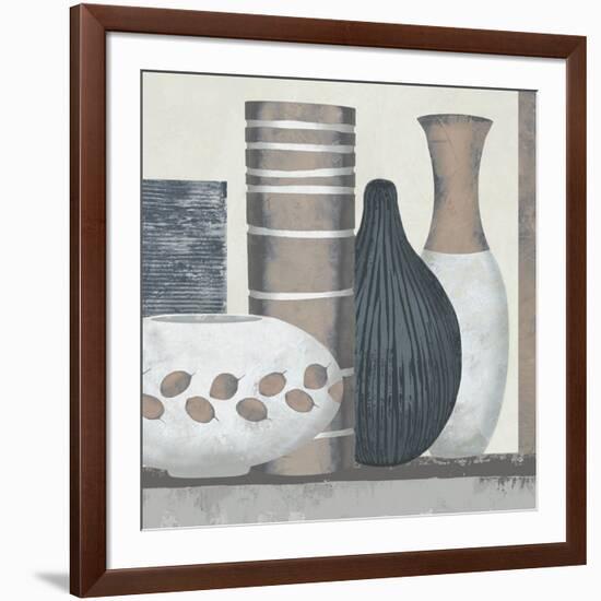 Collection Calm - Set-Linda Wood-Framed Giclee Print