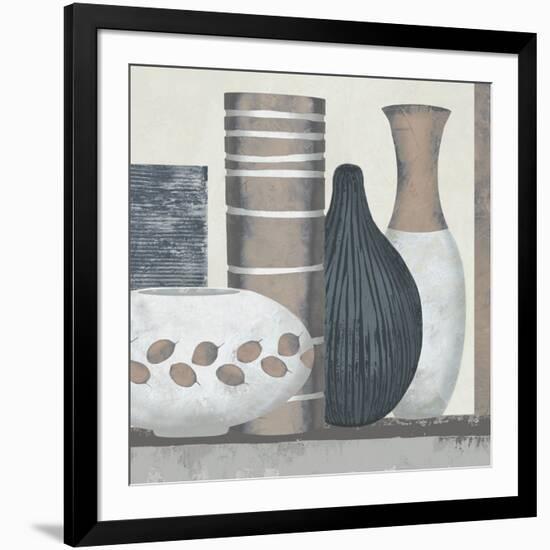 Collection Calm - Set-Linda Wood-Framed Giclee Print