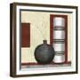 Collection Ochre - Pair-Linda Wood-Framed Giclee Print