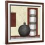 Collection Ochre - Pair-Linda Wood-Framed Giclee Print