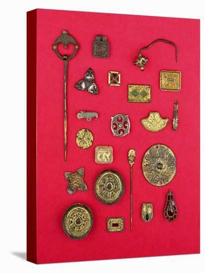 Collection of Anglo-Saxon and Celtic Jewellery Ranging from the 1st to the 7th Century Ad-null-Stretched Canvas