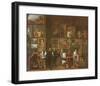 Collection of Archduc Leopold-William in Brussels-David Teniers the Younger-Framed Art Print