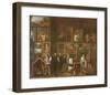 Collection of Archduc Leopold-William in Brussels-David Teniers the Younger-Framed Art Print