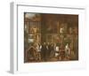 Collection of Archduc Leopold-William in Brussels-David Teniers the Younger-Framed Art Print